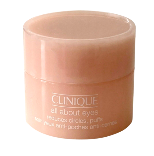 Clinique ALL ABOUT EYES Eye Cream Dark Circles/Puffs 5ml Travel Size New Unboxed - Picture 1 of 3