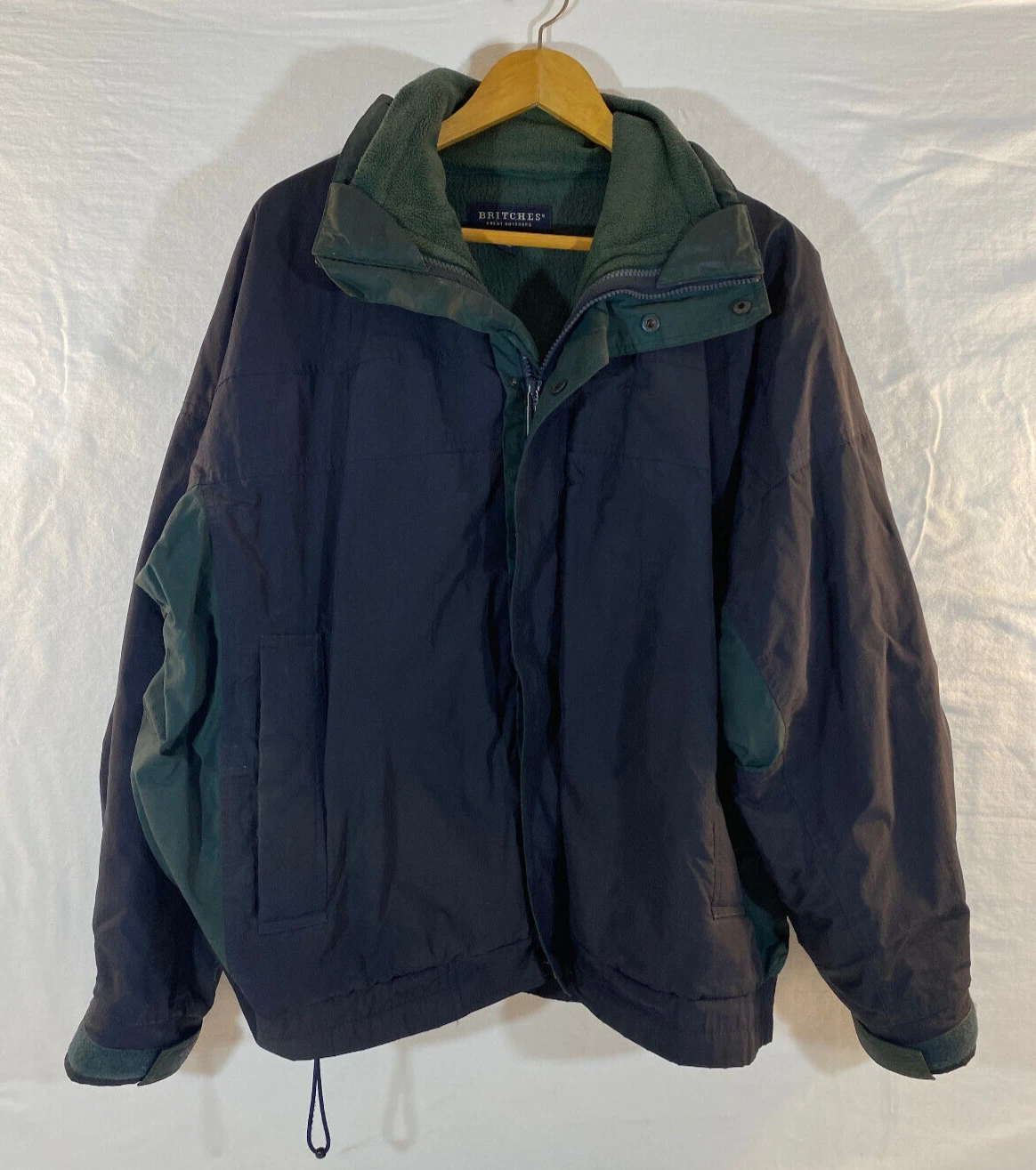 Britches Mens Outdoor Winter Lined Water Resistant Jacket SIze S