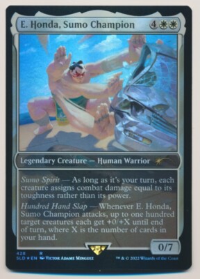 E. HONDA, SUMO CHAMPION Magic MTG Secret Lair STREET FIGHTER FOIL