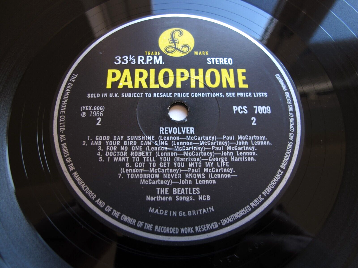 The Beatles Revolver UK 英盤 stereo 1stプレス Revolver (Stereo 180