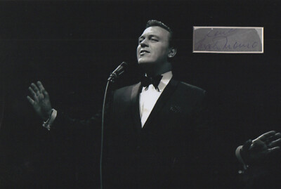 MATT MONRO Signed 12X8 Photo Display ON DAYS LIKE THESE & BORN FREE COA