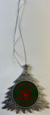 US American Embassy Dept of State Tree Ornament GREEN - All Embassies Available
