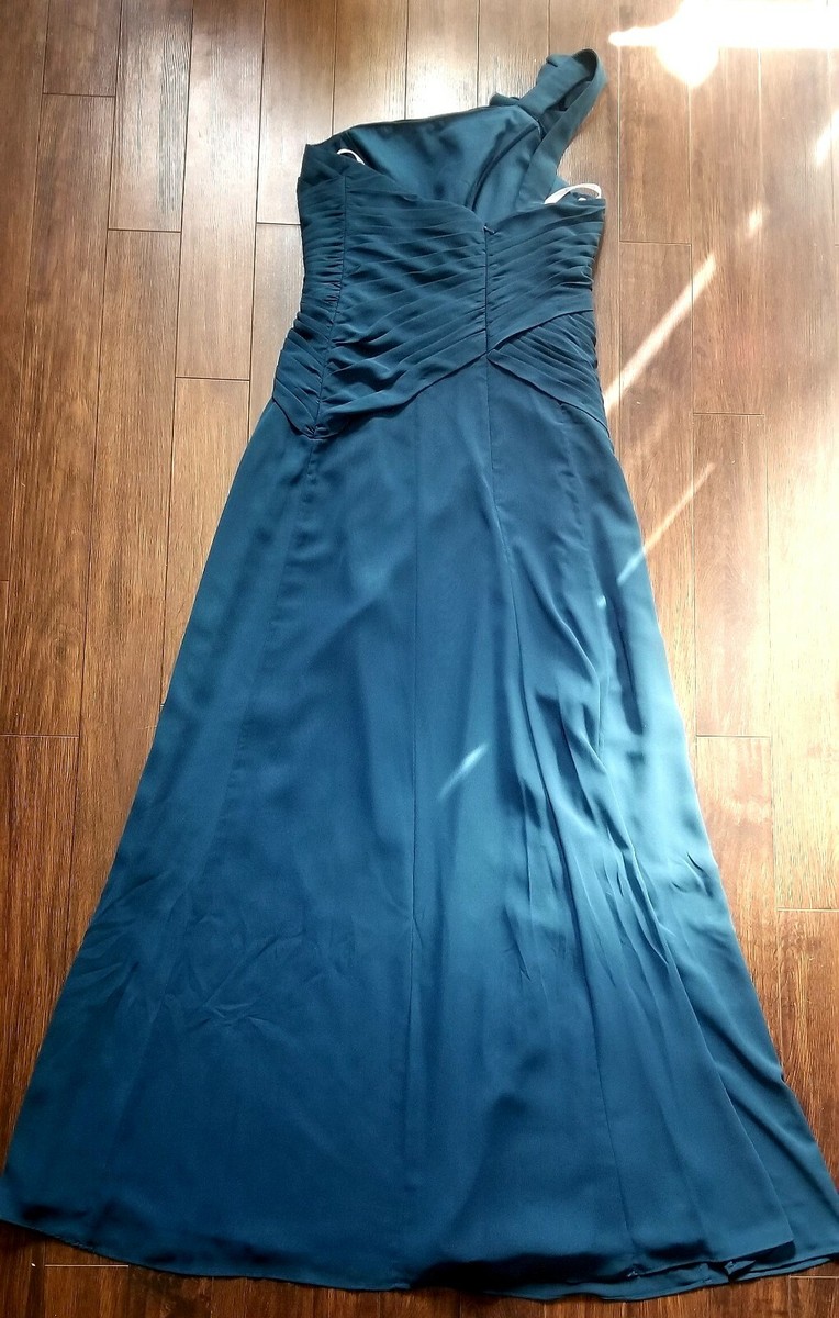 Women's Teal Turquoise Bridesmaid Full Length Dress Size Small / 6