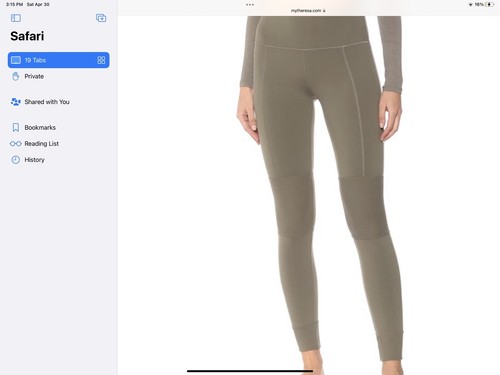 alo yoga avenue legging Olive Branch xs 