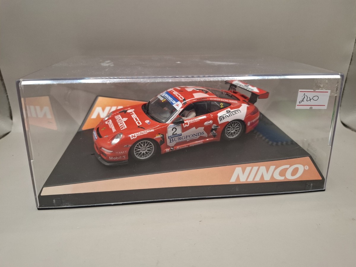 Ninco 50468 Porsche 997 Burgfonds Teco Red #2 Boxed 1:32 Scale