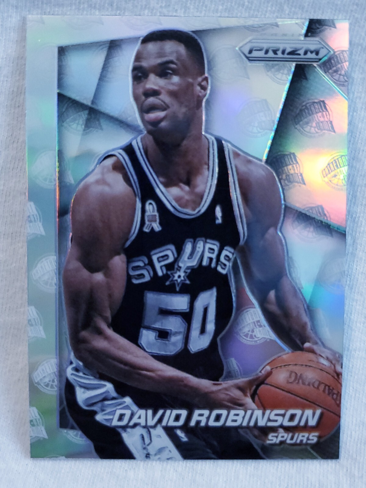 2014-15 Panini Prizm - David Robinson #28 Silver Prizm San Antonio