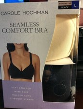 CAROLE HOCHMAN WOMENS SEAMLESS COMFORT BRA SET 2PK