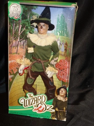 2013 Barbie Scarecrow Doll Pink Label The Wizard Of Oz 75th Anniversary NRFB