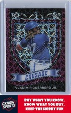 2021 Panini Chronicles #4 Vladimir Guerrero Jr. Crusade Purple Velocity