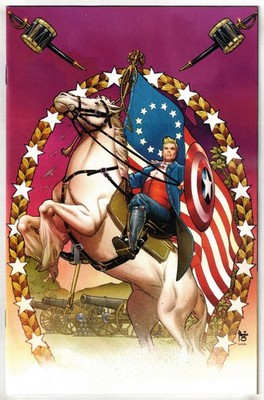 1776 #1 (2025)- 1:100 PAOLO SIQUERIA FULL ART VARIANT- MARVEL