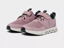 On Cloud Play Sneakers Little Kids Girls Pink Zephyr/White PS Sizes 11C-3Y New
