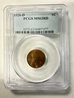 1926-D WHEAT PENNY PCGS MS 63 RD US COIN 1C #06807477