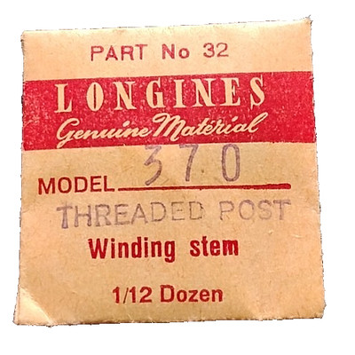 Longines 370 Winding Stem TAP 10 watch part #32 #200/1564F
