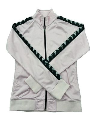 Kappa Women's Pink Track Jacket M Long Sleeve Zipper Med