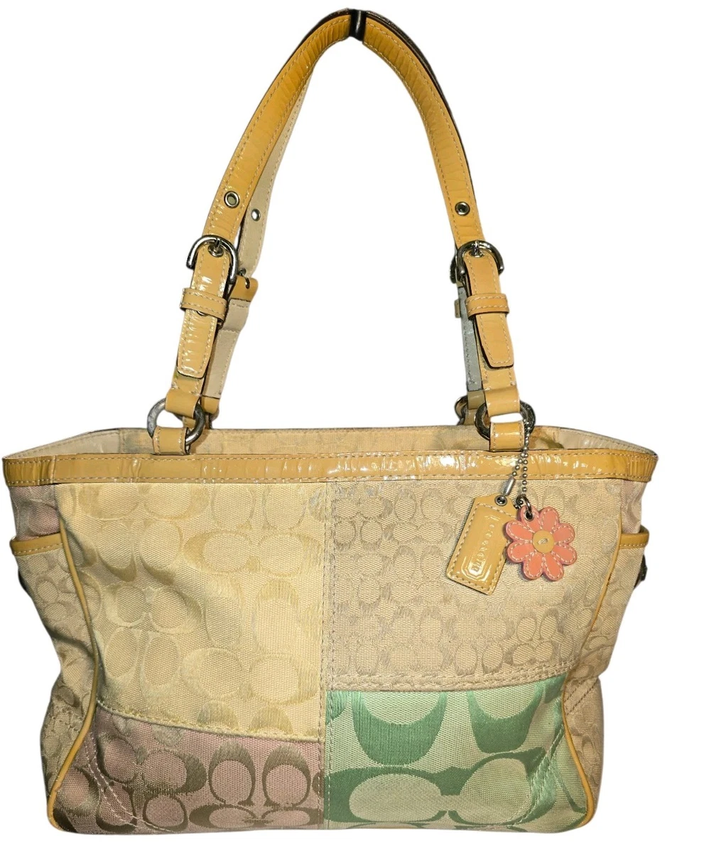 Coach Patchwork Turn Lock Bags & Women's Leather Exterior | eBay