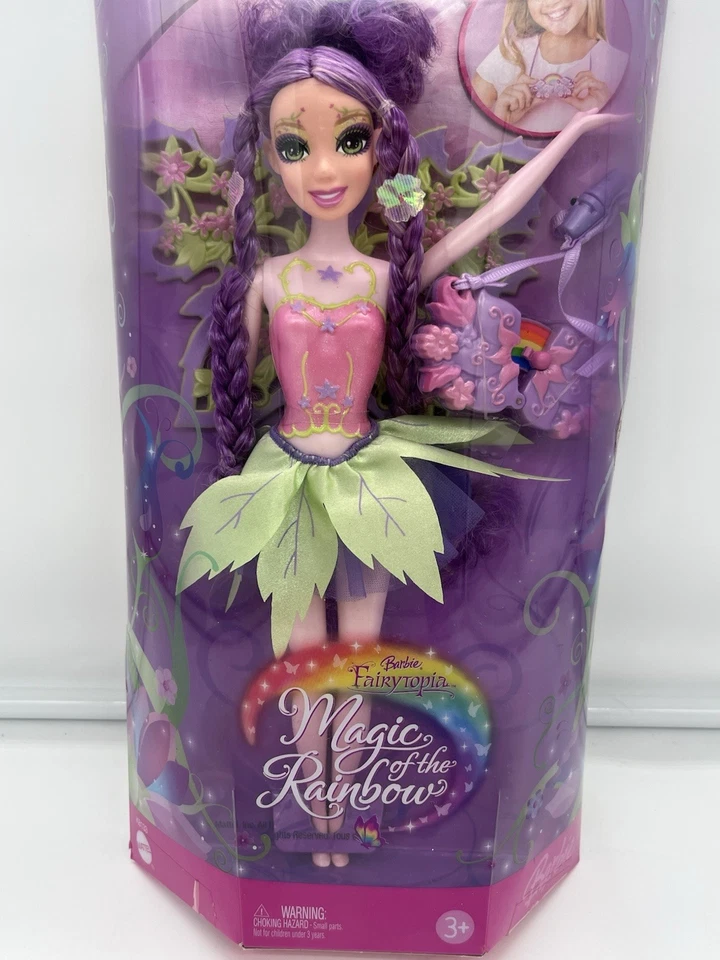 NUEVO Muñeca Barbie Fairytopia Glee sellada Magic of the Rainbow 2006 Foto 2 de 4
