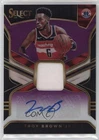 2018-19 Panini Select Rookie Jersey Purple Prizm 64/99 Troy Brown Jr Auto RC