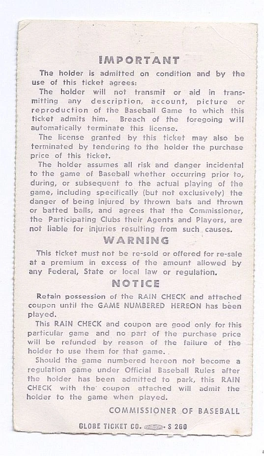 1973 World Series New York Mets Oakland A's Game 6 Ticket Stub Rollie Fingers SV - Image 2 of 2