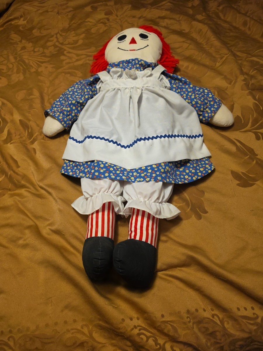 VINTAGE Raggedy Ann CLOTH Doll 34