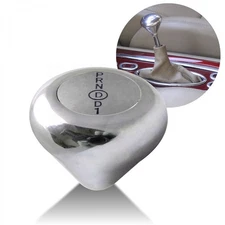 Polished Aluminum Nostalgic Custom Shift Knob - Automatic Adjustable - PRNDD1