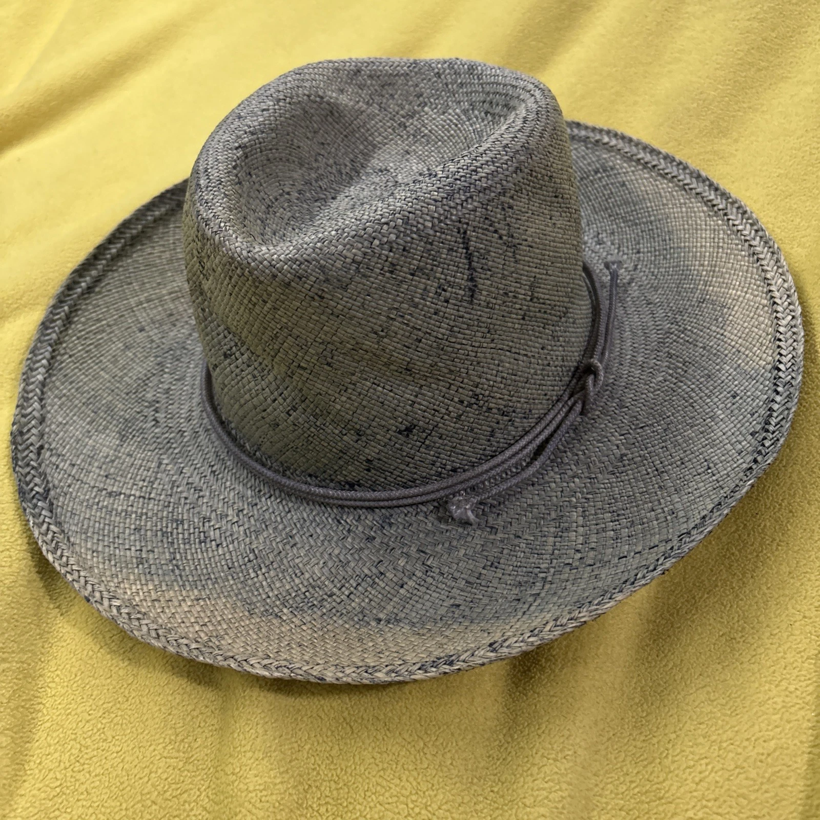 Worth & Worth Straw Wide Brimmed Sun Hat Sz 7 1/8