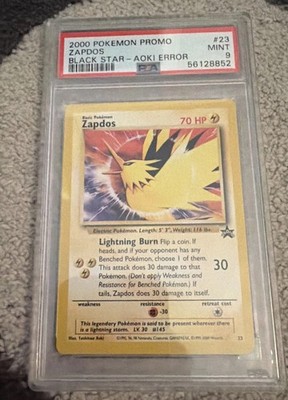 Zapdos 23/53 Wotc Promo Regular for sale online | eBay