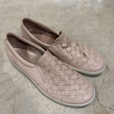 Ecco Soft 7 Rose Dust Woven Slip-On Sneaker Womens Size 10 EU 41 
