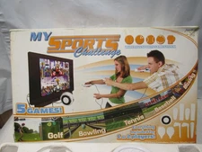 My Sports Challenge Wireless Sports Game System Five Games Set 2 Players  Z23J