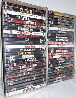 52 Filme auf DVD - FSK 18 - Action / Thriller / MartialArts - Konvolut - Neu&Ovp