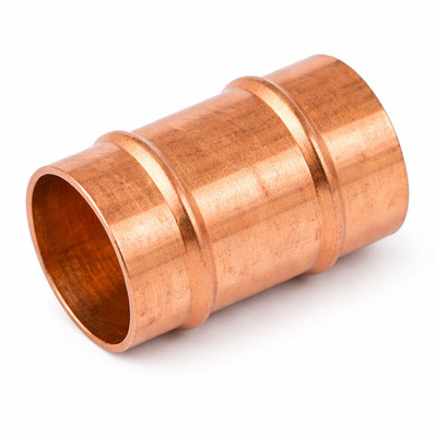 2x 22 mm Kupfer Rutschkupplung gerade Verbinder für Kupferrohr Sanitär