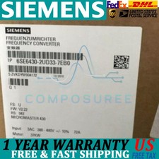 New Siemens 6SE6430-2UD33-7EB0 6SE6 430-2UD33-7EB0 1 Year Warranty Fast Shipping