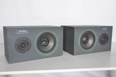 Pair of Alesis Monitor One Studio Reference Monitor Speakers One