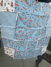 Infant Rag Quilt, New, Needs Seams Cut 40x40