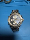 Seiko 131445 Men’s Chronograph Watch Stainless Steel Blue Dial Rare Vintage New