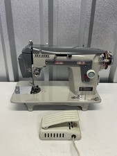 New Home 532 Electric Foot Pedal Operated Sewing Machine Working