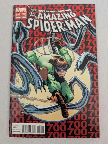Marvel Amazing Spider-Man #700 2nd Print Humberto Ramos Variant 1 Book 2013 VF