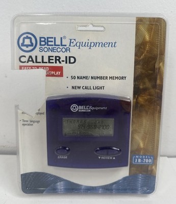 Bell PURPLE Sonecor Caller-ID Easy to Read JB-700 50 Name/Number Memory Light