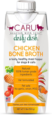 - Daily Dish Chicken Bone Broth - Meal Topper for Dogs & Cats - Supports Overall
