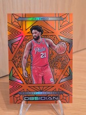 2024 Panini Obsidian - Joel Embiid - Electric Etch Orange Flood /125 76ers #21