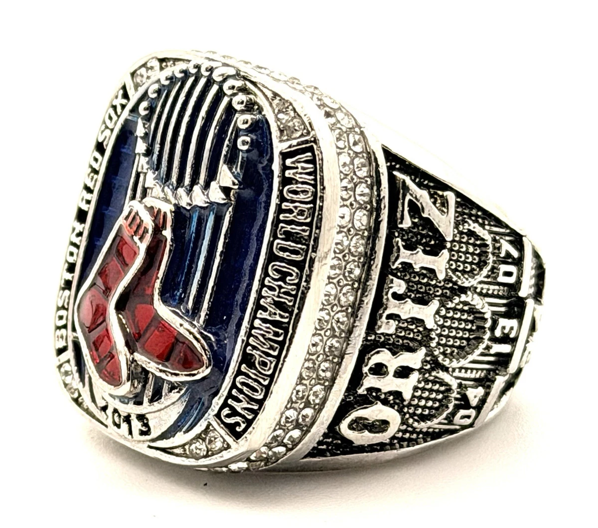 Anillo Conmemorativo Texas Rangers Campeón Liga Americana - Talla 11, Plata, Jugador Josh Hamilton