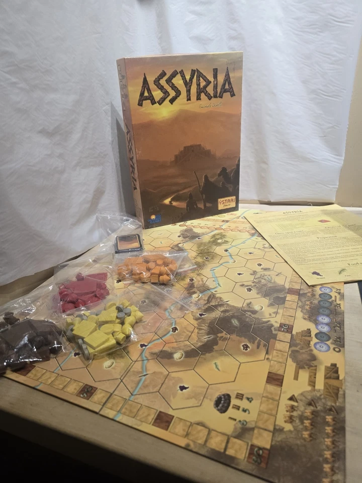 - Assyria Board Game – Emanuele Ornella – Ystari/Rio Grande – Complete, Used - Image 2 of 4