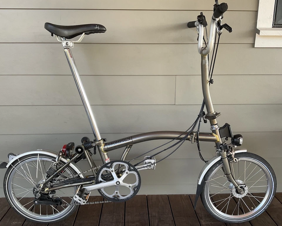 Brompton High Bar, 6 speed -Rare Raw Lacquer - Image 1 of 4