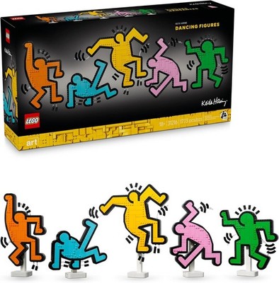 LEGO  Art 31216 Keith Haring 1773 Pcs Adult DIY Wall Decor Craft Gift Set