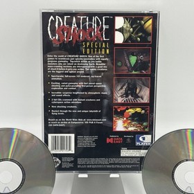 Creature Shock: Special Edition (Sega Saturn, 1996) CIB Complete w/ Both Discs