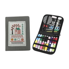 Embroidery Stitch Book Kit with a Complete Toolkit and Instructional Tutorial