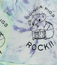 Guinea Pig Sanctuary SWAG Tie Dye Child X Small Rock Swirl Short Sleeve T Shirt