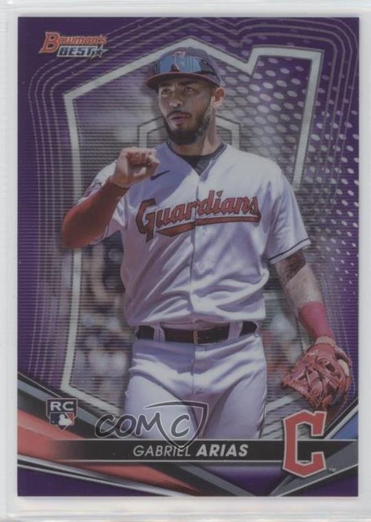 2022 Bowman's Best Purple Refractor 32/250 Gabriel Arias #47 0y0n