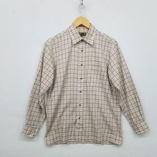 DAKS Men's Check Shirt, Cotton, Size M