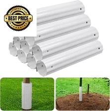 10pcs Tree Guard Protectors,Expandable Trunk Protector,Grow Tubes 