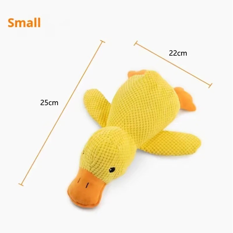 Stomping Duck Dog Toy Bite Resistant Plush Chew Toy for Larg